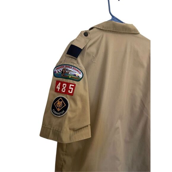 Boy Scouts of America Men Gray Short Sleeve Official‎ Vented Uniform Shirt XL - Picture 3 of 9